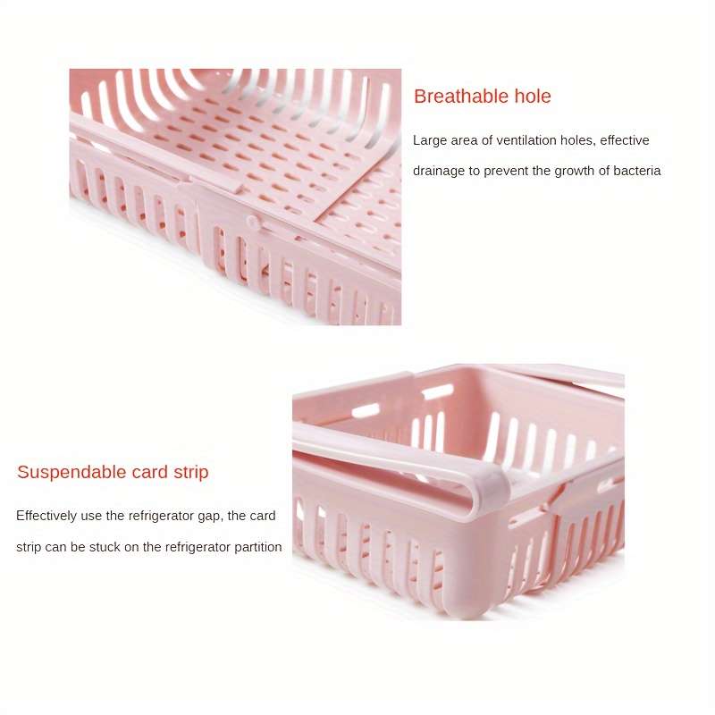 3PCExpandable Kitchen Refrigerator Organizer