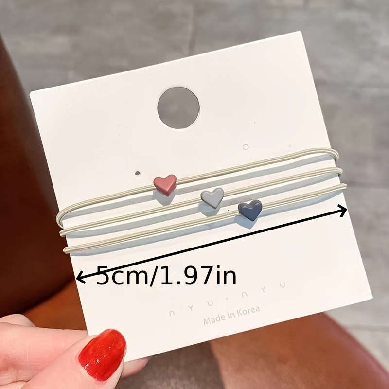 Jersey Material Elastic Hair Ties Set