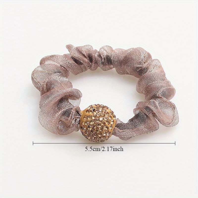 Elegant Rhinestone Mesh Hair