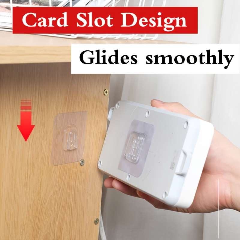 10 Pairs of Powerful Adhesive Hooks with No TraceUtility