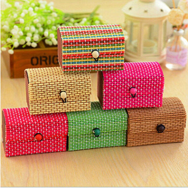 Mini Bamboo Storage Box