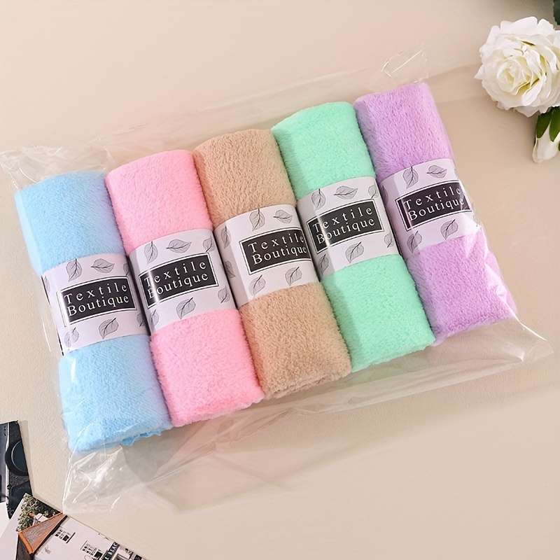 Ultra-Soft Coral Fleece Bath Towel