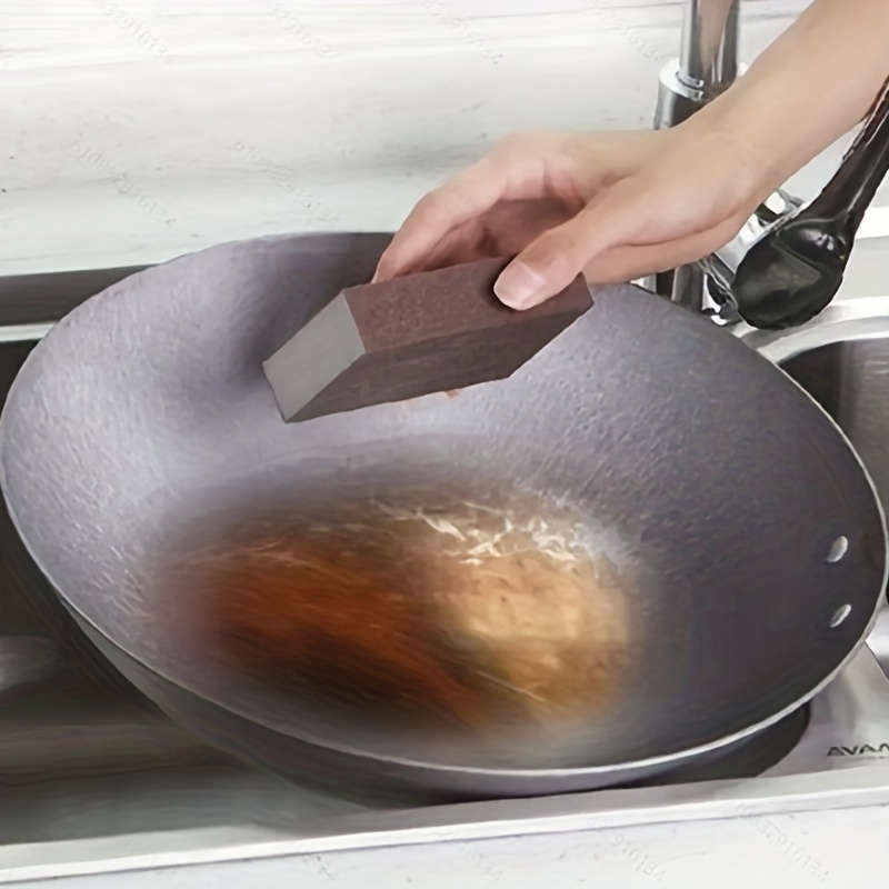 Carborundum Sponge Brush For Kitchen Cleaning