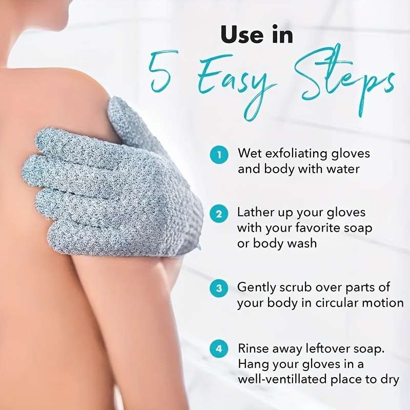 Exfoliating Shower Gloves