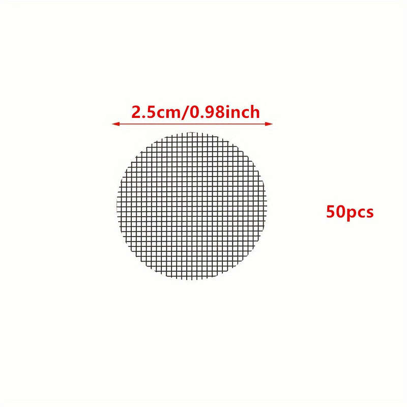 50pcs Round Mesh Drainage Screens