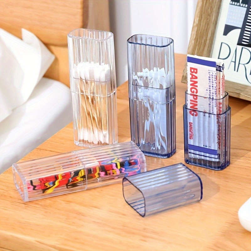 1pc Clear Portable Storage Box