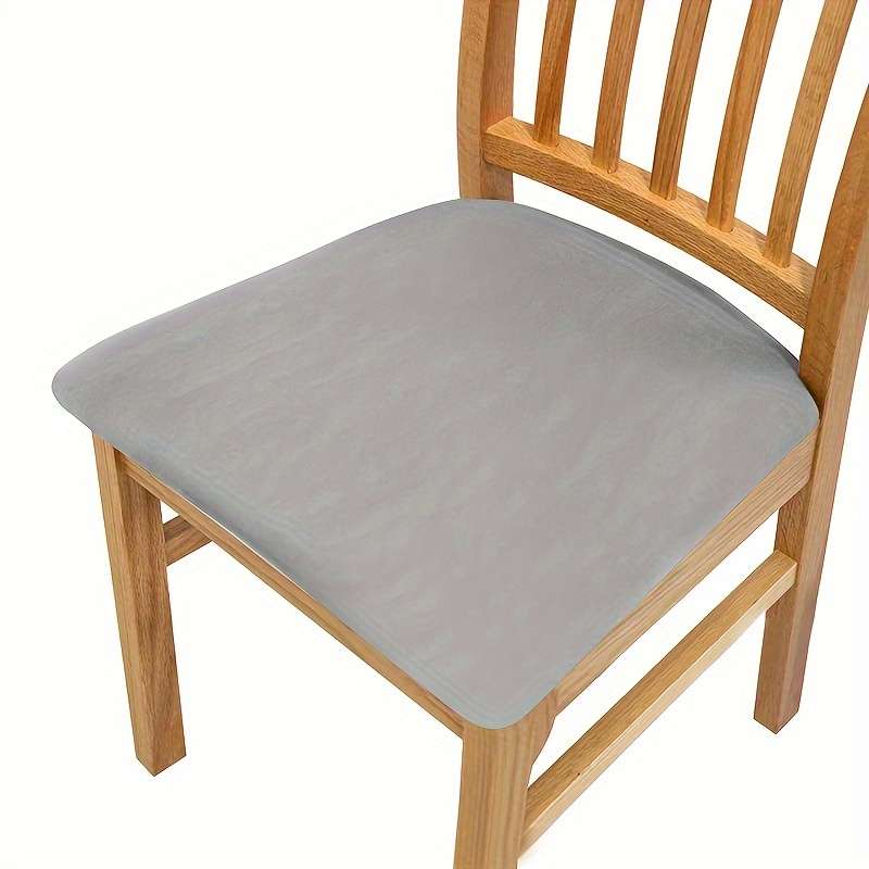 Set Of 4 Waterproof Elastic Milk Fiber Fabric Stool Covers