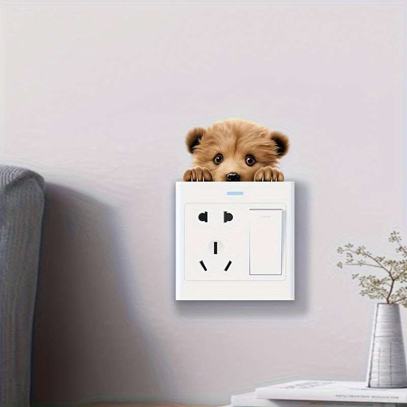 Little brown bear switch decal