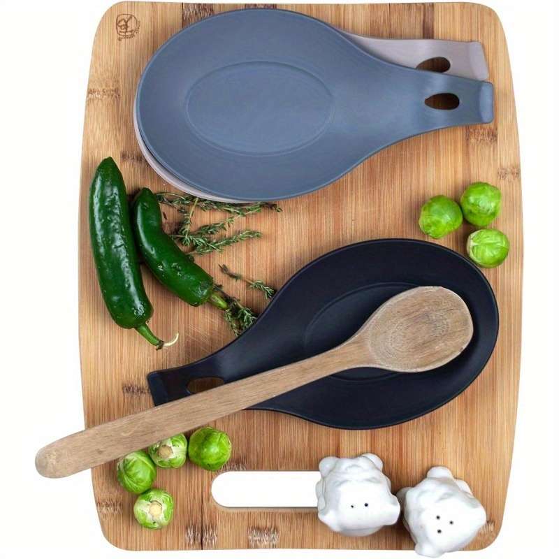 2pcs Silicone Spoon Rest Set