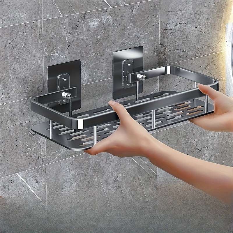 Easy-Install Aluminum Wall Shelf