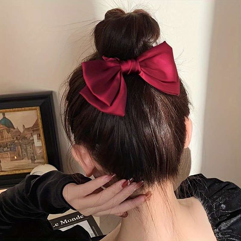 Elegant Bow Hair Ties for Women