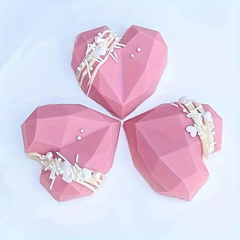 1pc Breakable Heart Silicone Mold