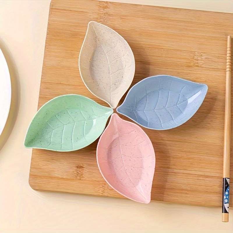 Wheat Straw Round Sauce Dish Set