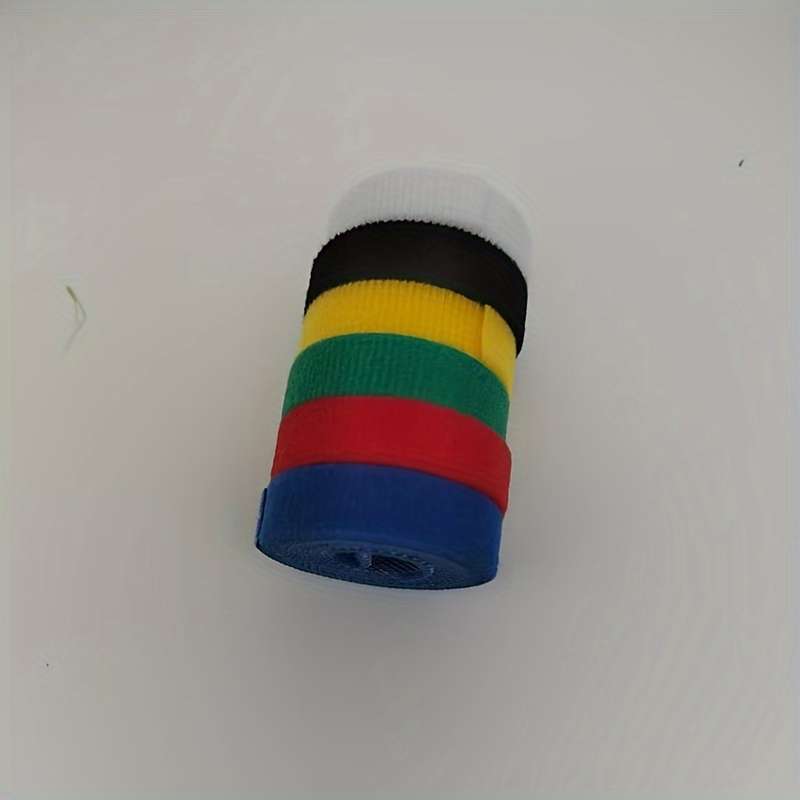 Multi-Color Hook And Loop Straps Are Reusable