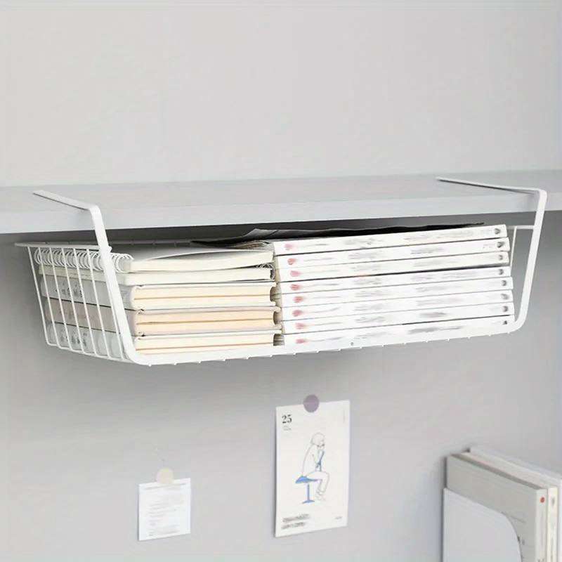Rustic Metal Hanging Basket Organizer