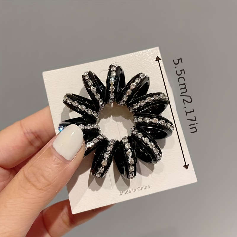 Style Acrylic Spiral Hair Ties