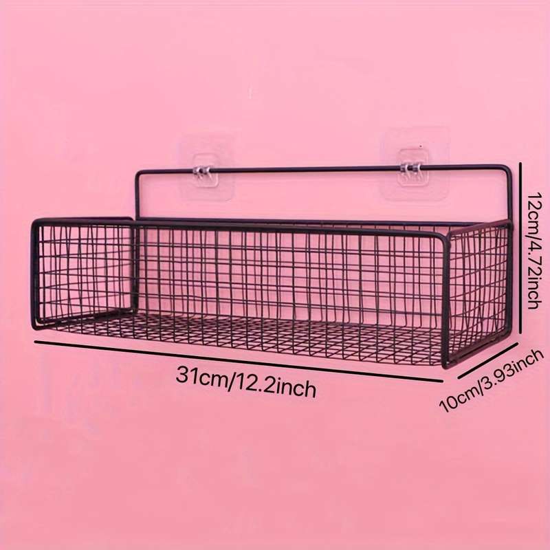 Cast Iron Wall-Mounted Kitchen Storage Rack