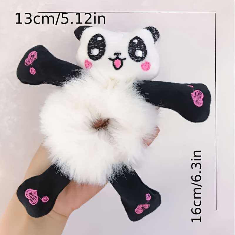 Cute Cartoon Animal Plush Hair Tie