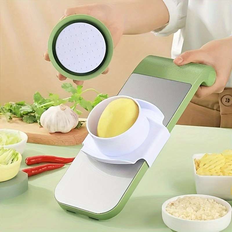 7pcs Stainless Steel Multifunctional Vegetable Slicer and Grater Set