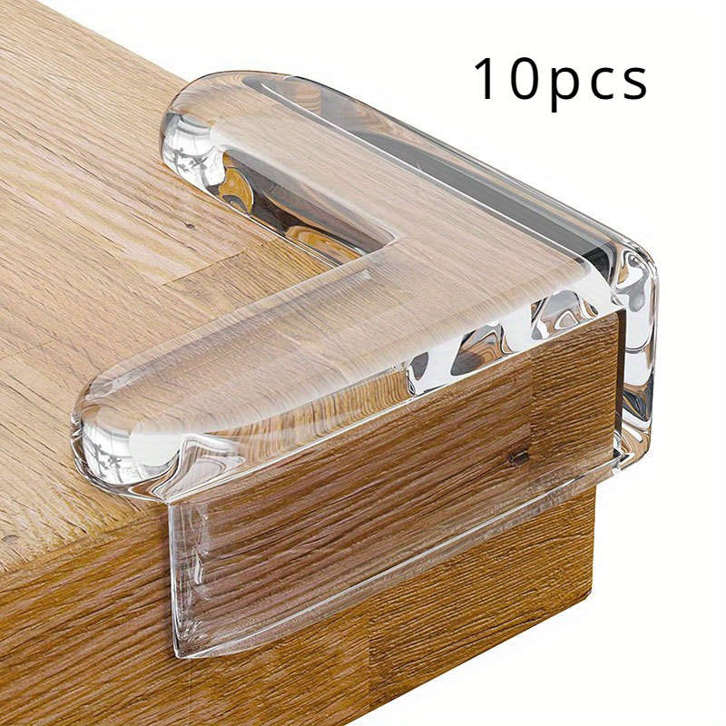 10-Pack Silicone Table Corner Guards