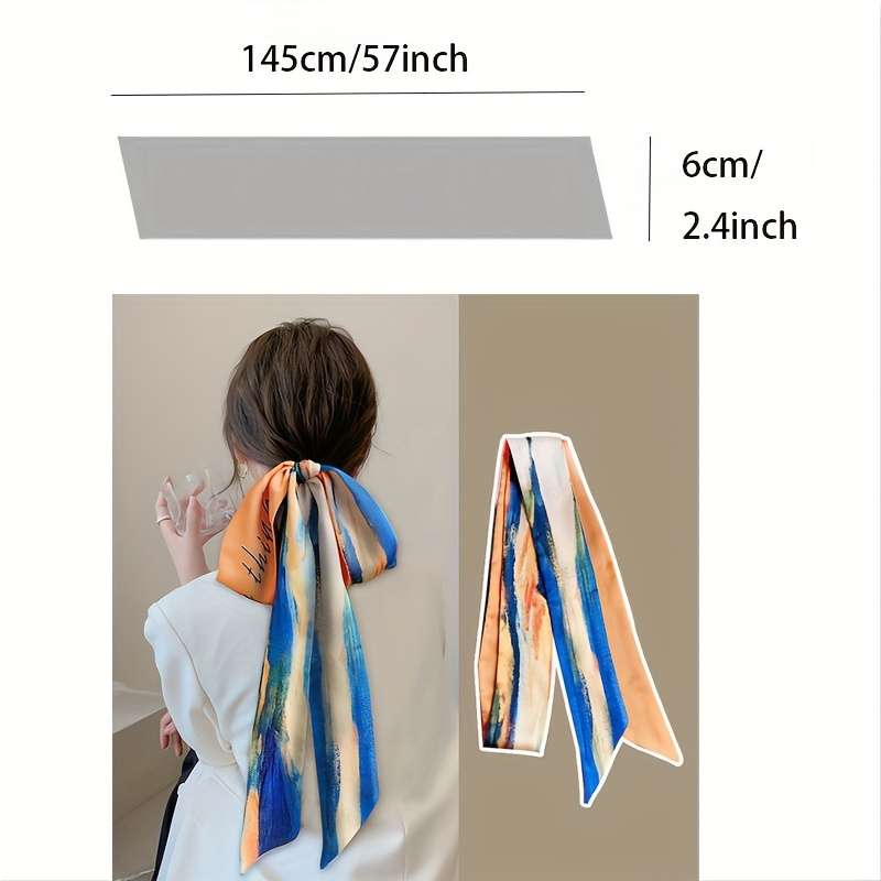 1pc Silk Scarf Hair Tie