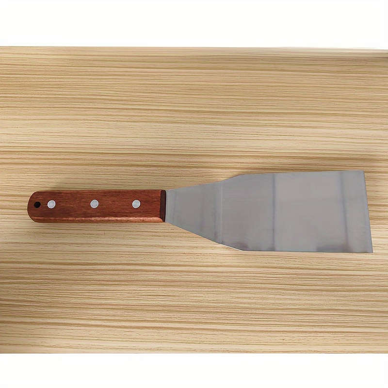 Stainless Steel Spatulas with Wooden Handles