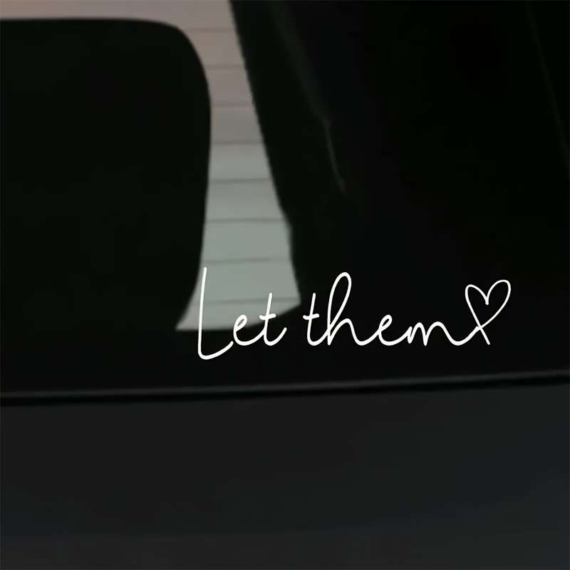 Chic Love-Themed Vinyl Stickers