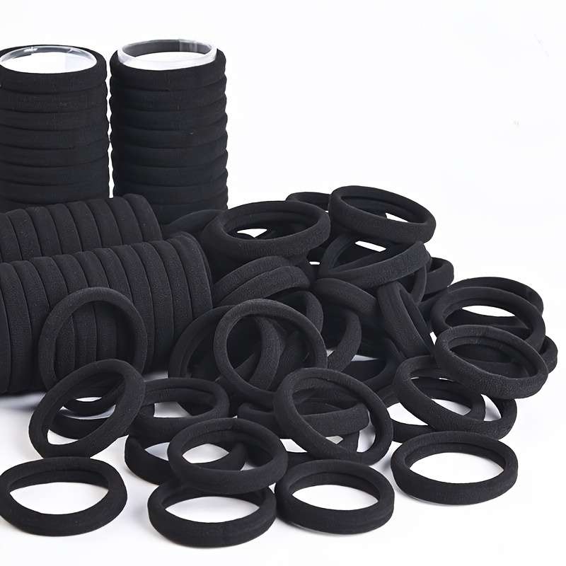 20pcs Black Hair Ties for Women