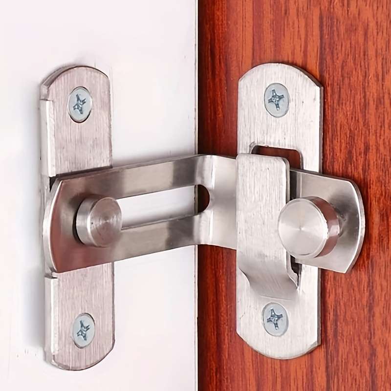 A Latch For A Home Door Made Of Stainless Steel