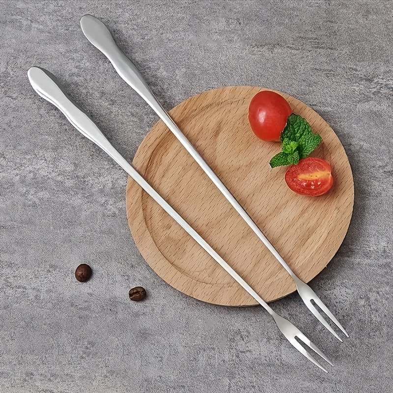 2pcs Stainless Steel Pickle Forks