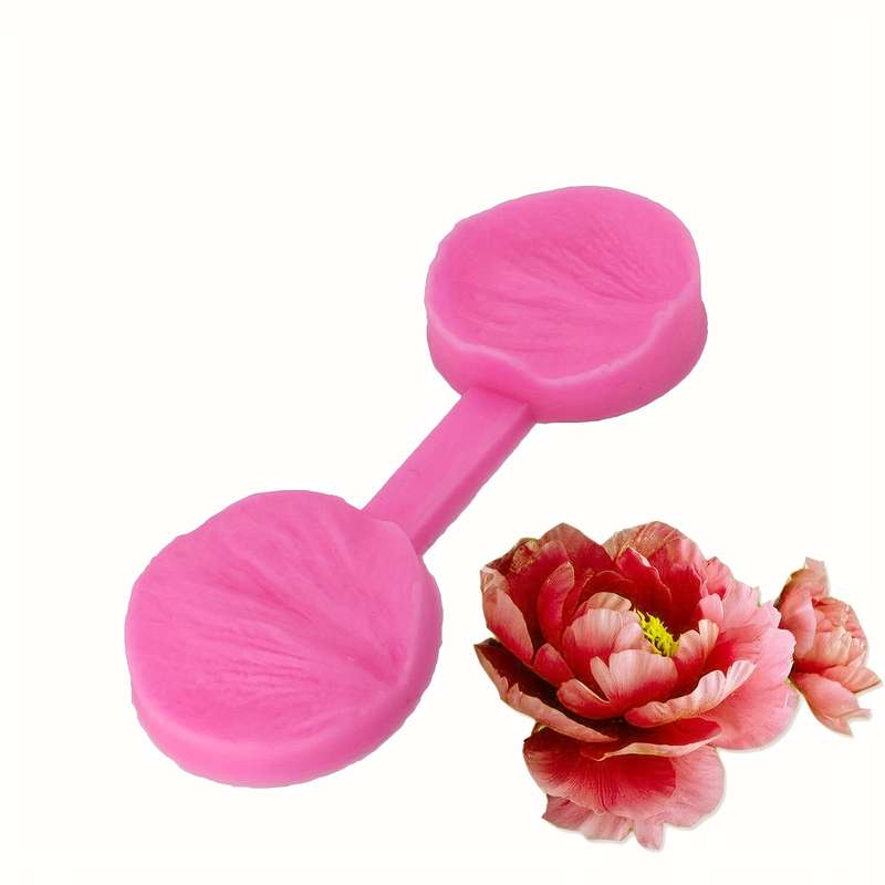 3D Peony Petal Embossing Silicone Mold