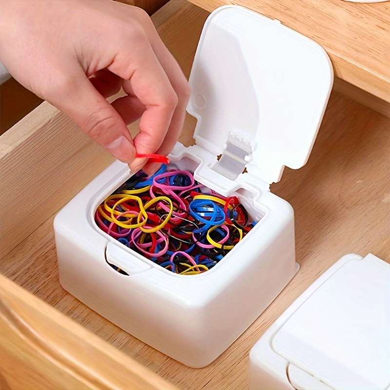 Plastic Desktop Storage Box with Lid