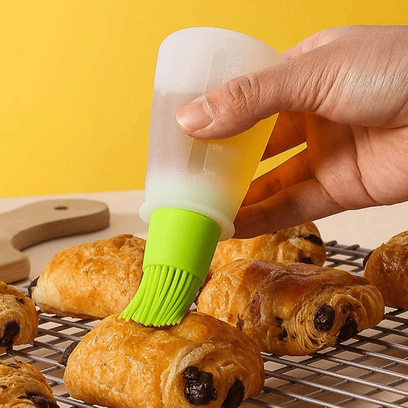1pc Silicone Oil Brush with Oil Can and Oil Box Set