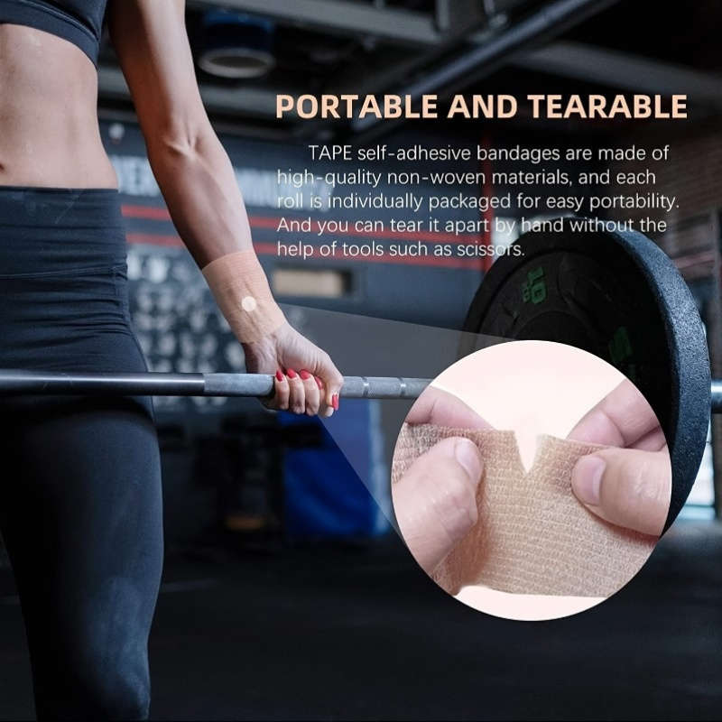Universal Self-Adhesive Athletic Tape Rolls