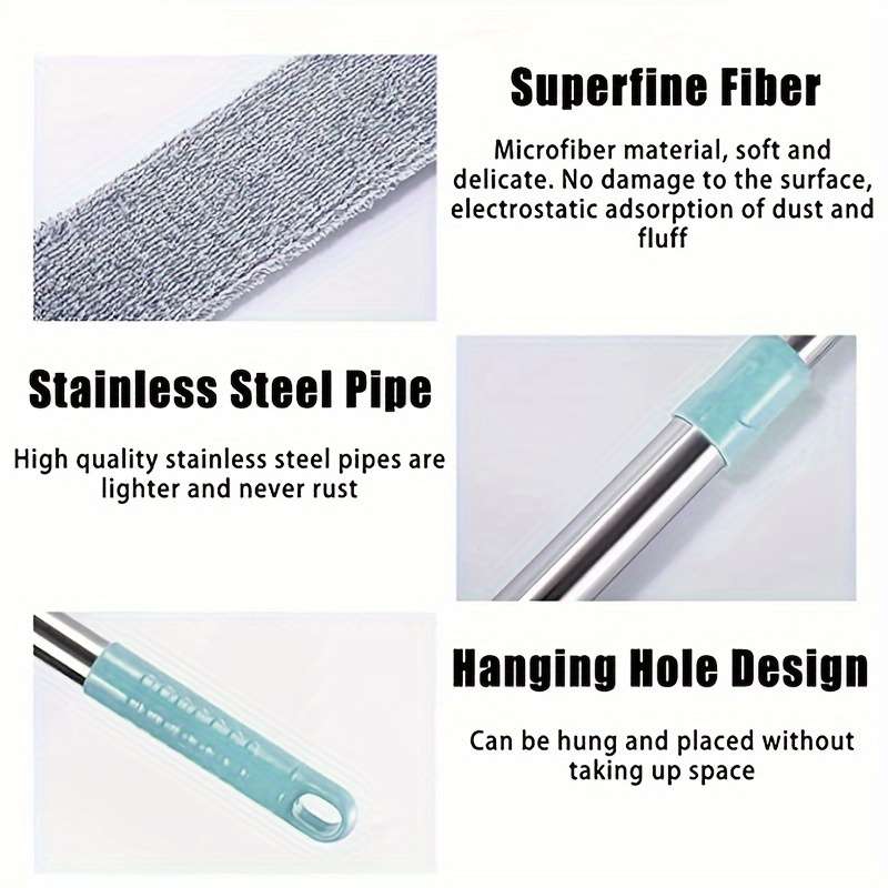 Ergonomic Retractable Dusting Wand