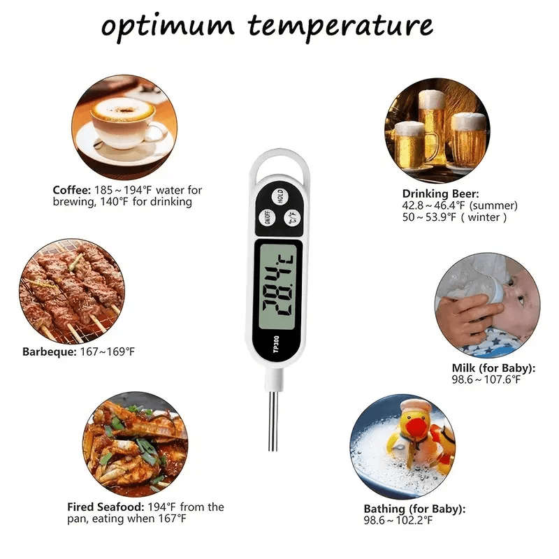 1pc Digital Kitchen Thermometer