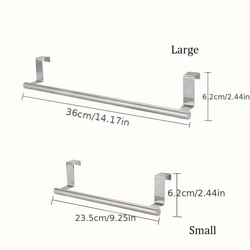 Easy-Install Stainless Steel Towel Rack