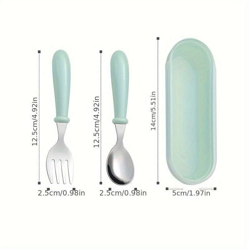set Portable Fork Spoon And Storage Box Set