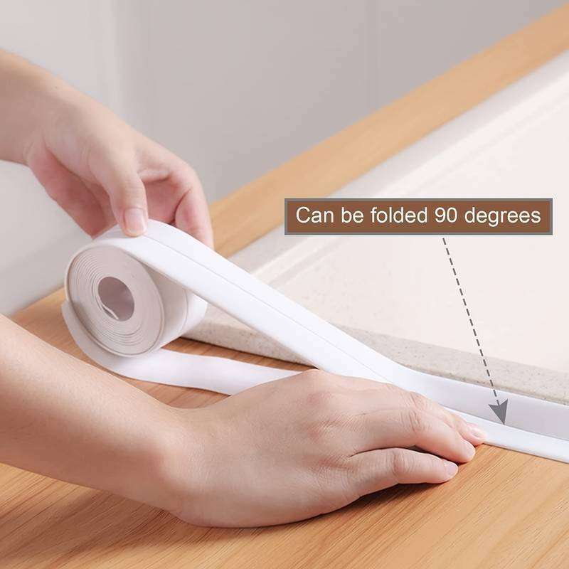 1 roll 1 meter waterproof white self