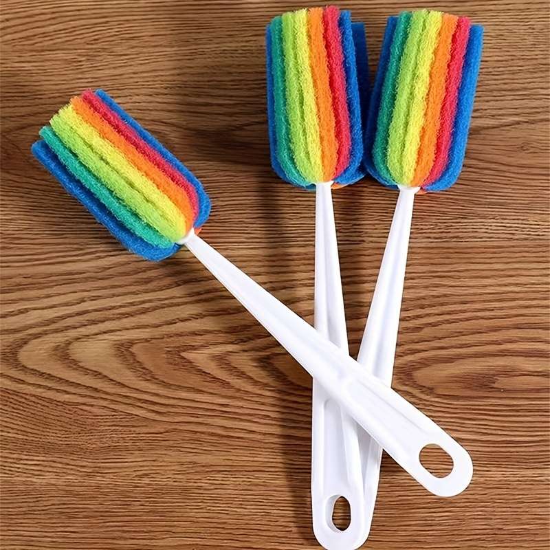 1pc Rainbow Dish Brush