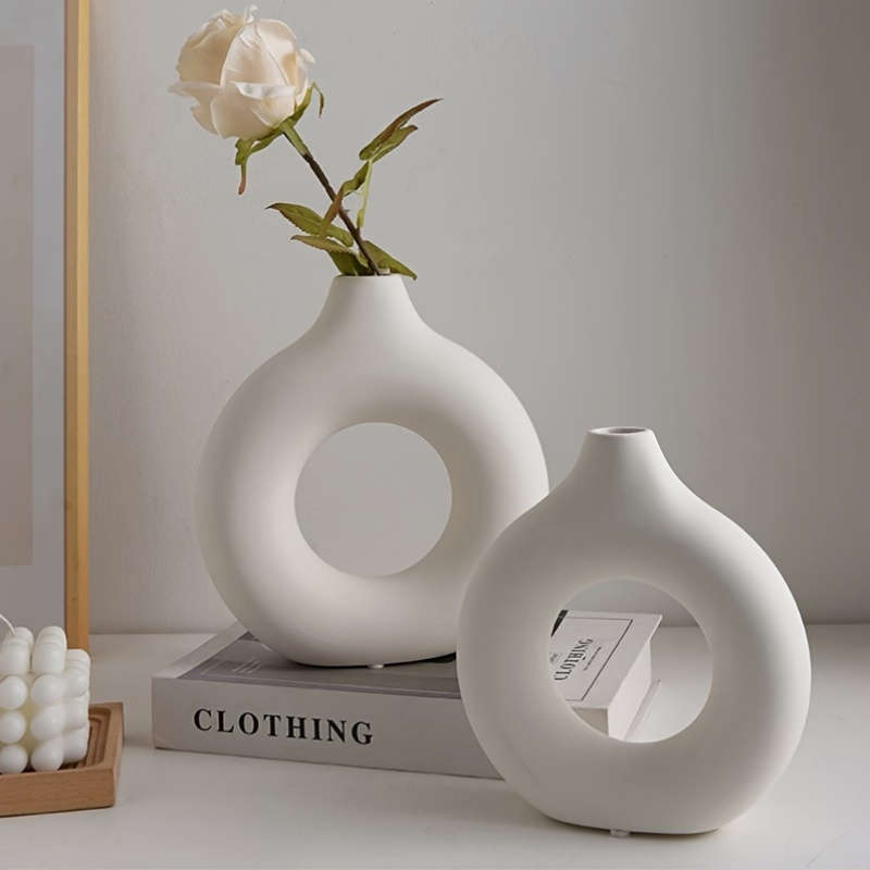 Boho Geometric Plastic Vases
