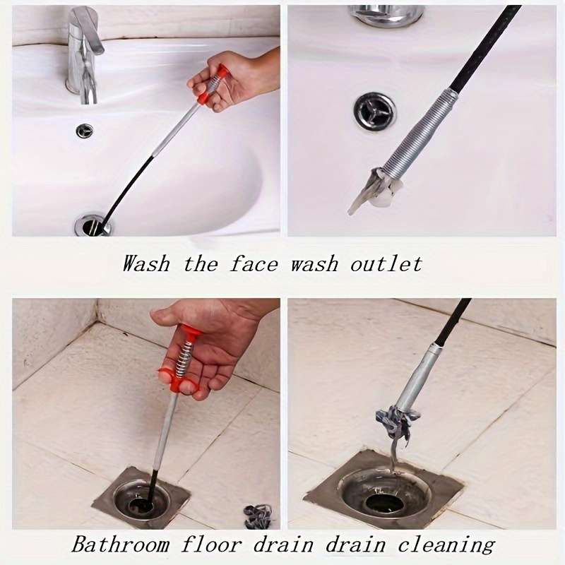 1pc Multi-Functional Metal Plumbing Snake