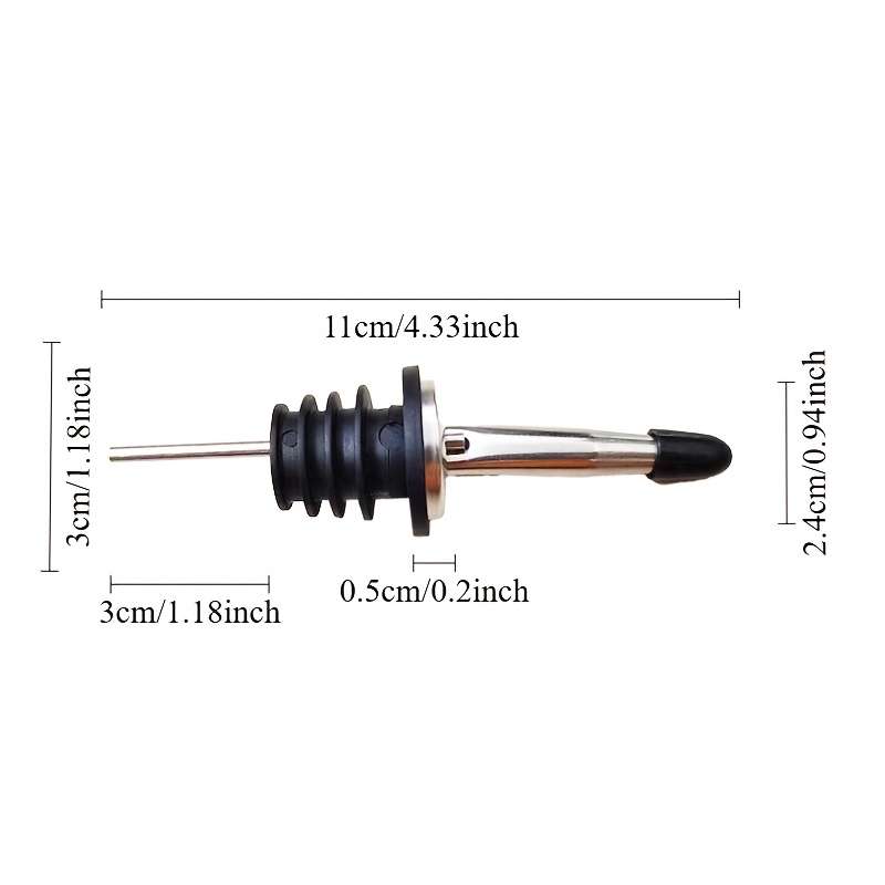 1pcs Stainless Steel Wine Pourers