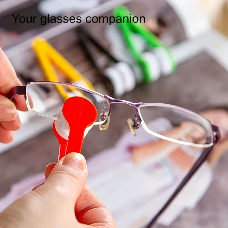 1pc Multi-Color Glasses Cleaning Wipe - Portable