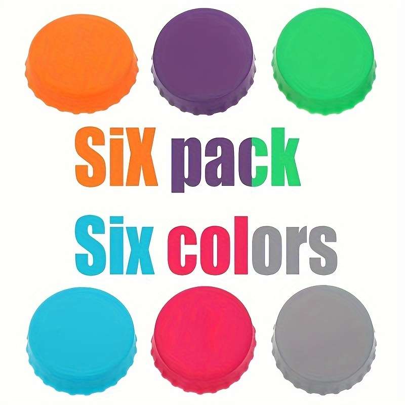 6pcs Soda Silicone Can Covers