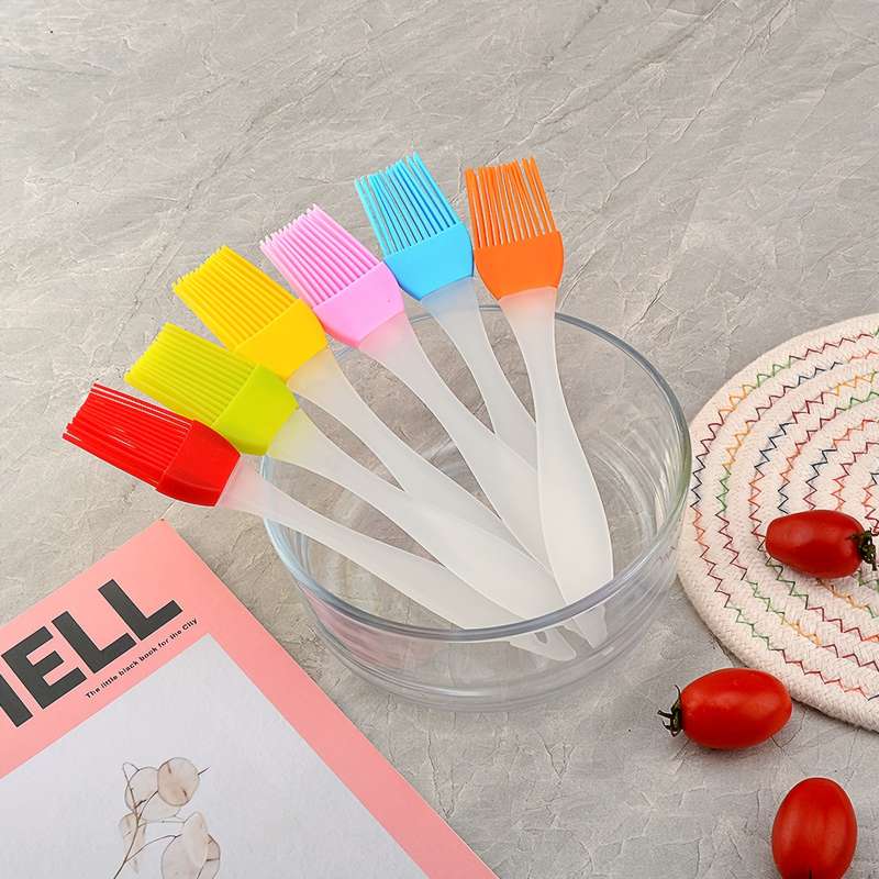 1pc Silicone Brushes Baking Brushes Soft Durable Grill Brushes Kitchen Brushes