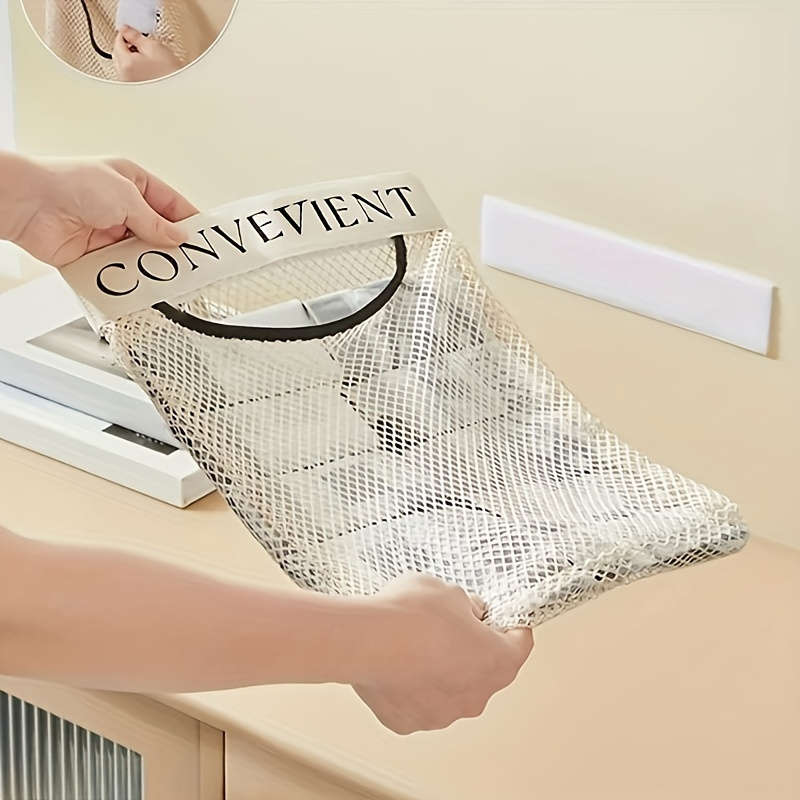 Space-Saving Wall-Mounted Organizer For Plastic Bags