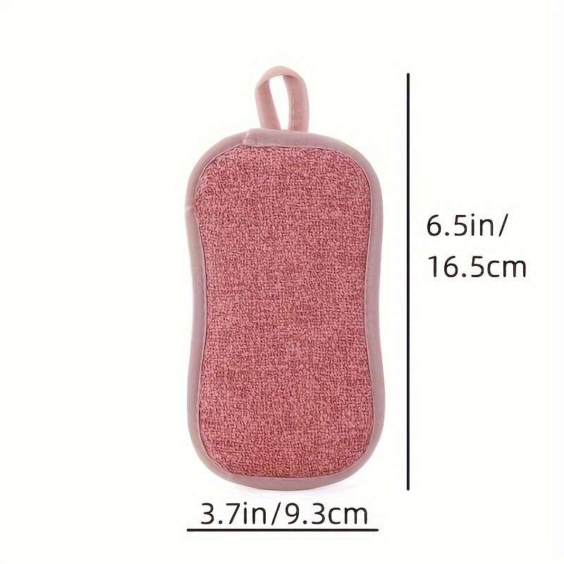 3-Pack Multi-Purpose Non-Scratch Microfiber Scrub Sponges