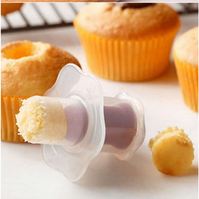 Reusable Plastic Cupcake Corer and Filler Tool