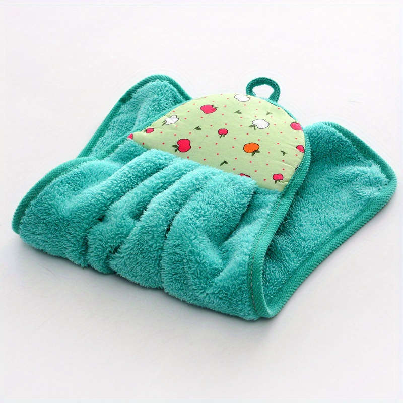 1pcs Velvet Coral Hand Towel